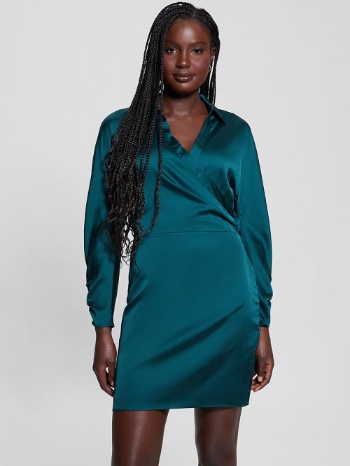 Guess Eco Tanya Dress Groen | GUESS-SN26863