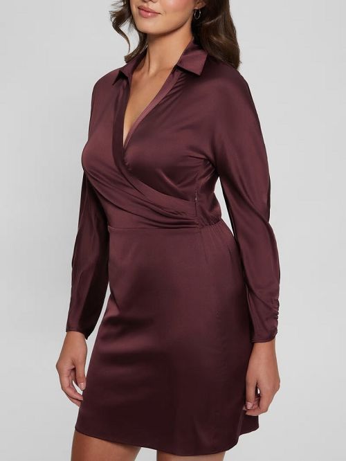 Guess Eco Tanya Dress Rood | GUESS-SN27043