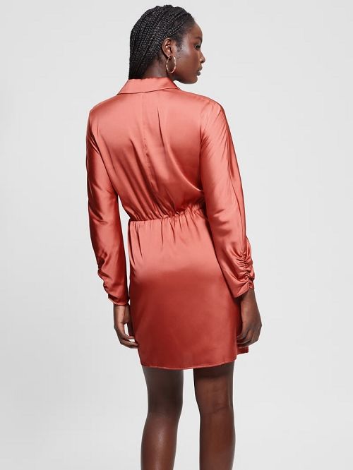 Guess Eco Tanya Dress Roze | GUESS-SN26991