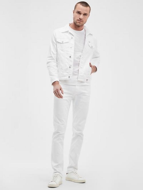Guess Eco Tapered Jeans Wit | GUESS-SN30425
