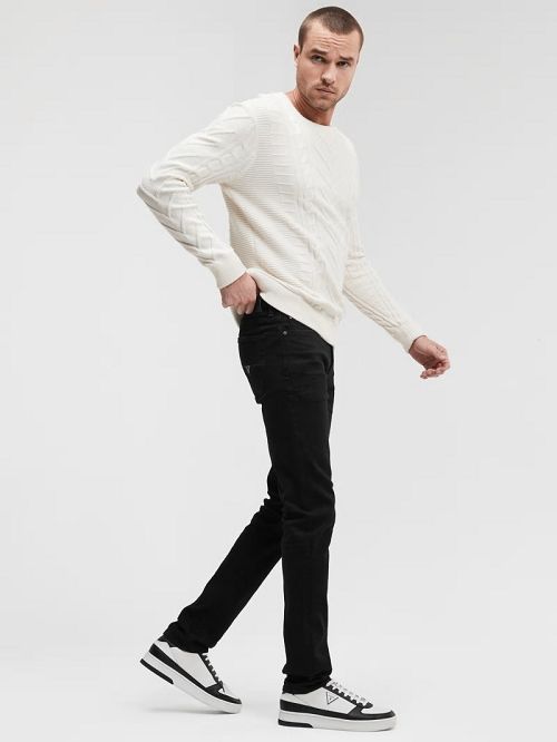 Guess Eco Tapered Jeans Zwart | GUESS-SN30440