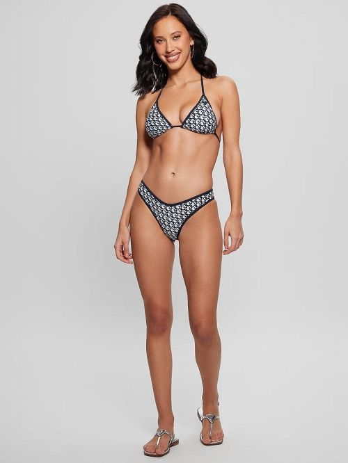 Guess Eco Triangle Bikini Top Blauw | GUESS-SN28495