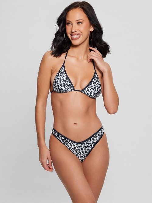 Guess Eco Triangle Bikini Top Blauw | GUESS-SN28495