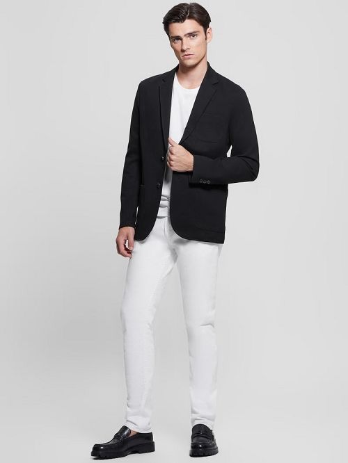 Guess Eco Tyron Tech-Stretch Blazer Zwart | GUESS-SN30796