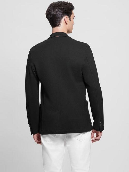 Guess Eco Tyron Tech-Stretch Blazer Zwart | GUESS-SN30796