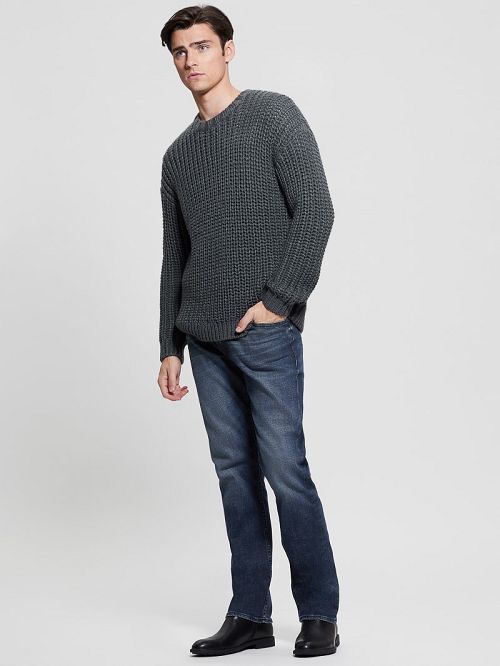 Guess Eco Wool-Blend Grayson Sweater Grijs | GUESS-SN30895