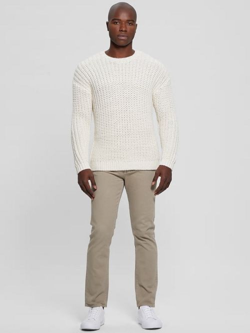 Guess Eco Wool-Blend Grayson Sweater Wit | GUESS-SN30977