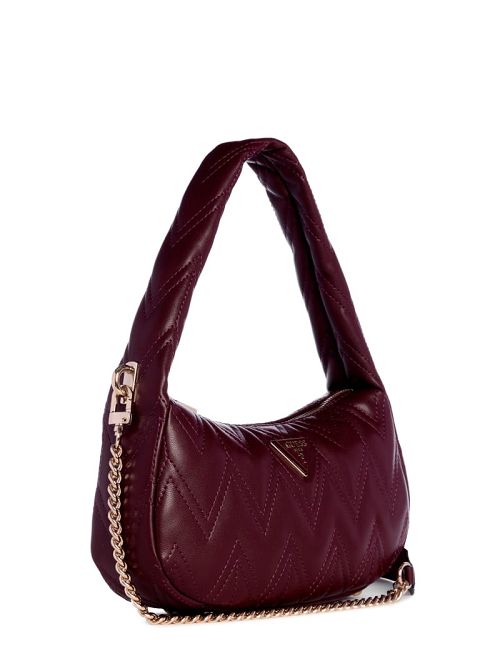 Guess Eda Top-Zip Shoulder Bag Rood | GUESS-SN29059