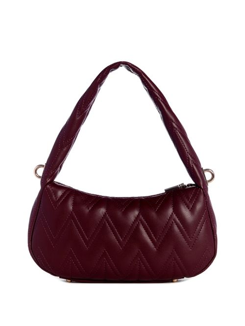 Guess Eda Top-Zip Shoulder Bag Rood | GUESS-SN29059