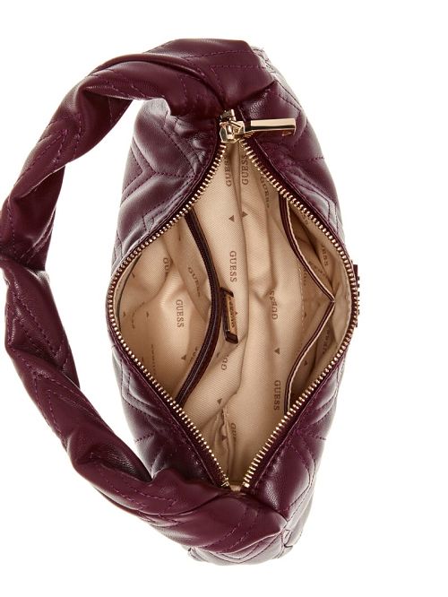 Guess Eda Top-Zip Shoulder Bag Rood | GUESS-SN29059