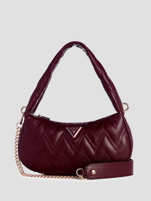 Guess Eda Top-Zip Shoulder Bag Rood | GUESS-SN29059