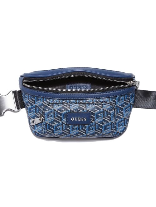 Guess Ederlo Compact Belt Bag Blauw | GUESS-SN31683