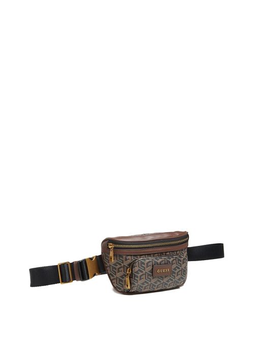 Guess Ederlo Compact Belt Bag Zwart | GUESS-SN31686