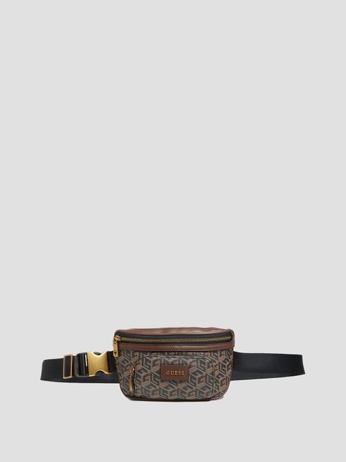 Guess Ederlo Compact Belt Bag Zwart | GUESS-SN31686