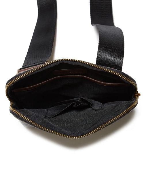 Guess Ederlo Flat Crossbody Zwart | GUESS-SN31679