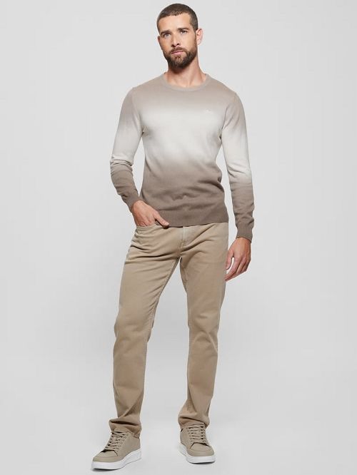 Guess Edwin Crewneck Tie-Dye Sweater Bruin | GUESS-SN31066