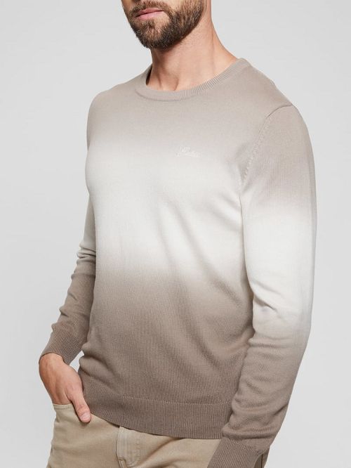 Guess Edwin Crewneck Tie-Dye Sweater Bruin | GUESS-SN31066