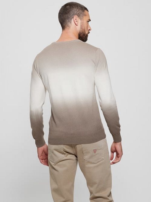 Guess Edwin Crewneck Tie-Dye Sweater Bruin | GUESS-SN31066