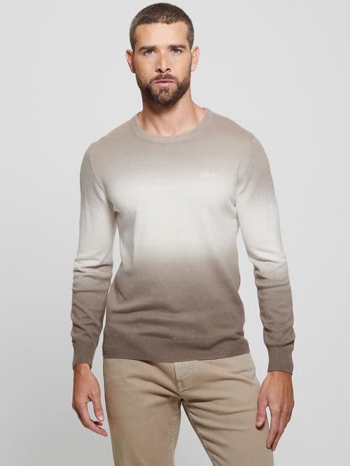 Guess Edwin Crewneck Tie-Dye Sweater Bruin | GUESS-SN31066