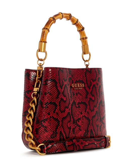 Guess Eire Small Bucket Bag Rood | GUESS-SN28676