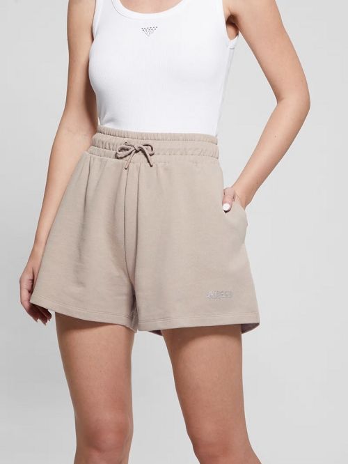 Guess Eleanora Shorts Beige | GUESS-SN28423
