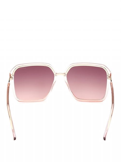 Guess Elena Oversized Square Sunglasses Roze | GUESS-SN30051