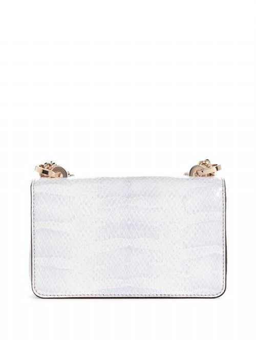 Guess Eliette Snakeskin Mini Convertible Crossbody Paars | GUESS-SN29114