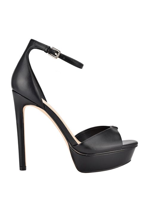 Guess Ellsyn Platform Stiletto Sandals Zwart | GUESS-SN29586