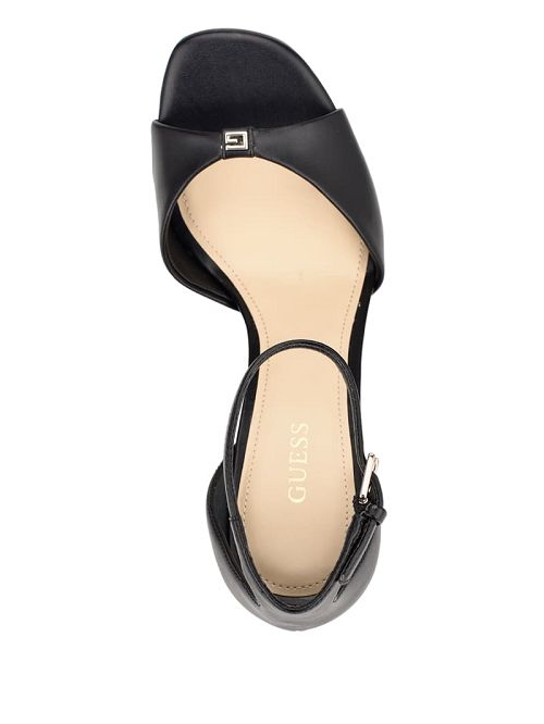 Guess Ellsyn Platform Stiletto Sandals Zwart | GUESS-SN29586