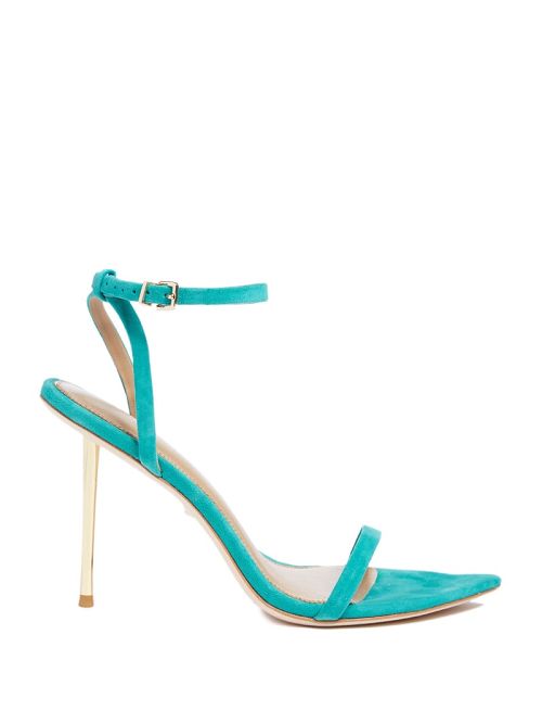 Guess Elsa Suede Sandal Groen | GUESS-SN29824