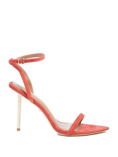 Guess Elsa Suede Sandal Oranje | GUESS-SN29818