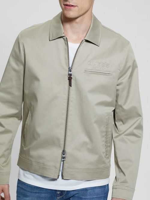 Guess Embossed Jacket Beige | GUESS-SN30764