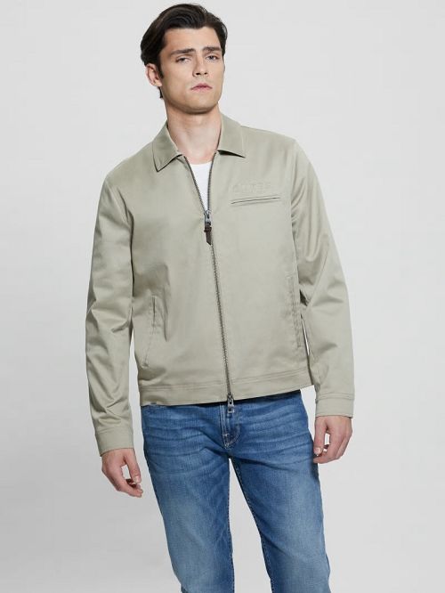 Guess Embossed Jacket Beige | GUESS-SN30764
