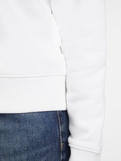 Guess Embroidered Logo Sweatshirt Wit | GUESS-SN27751