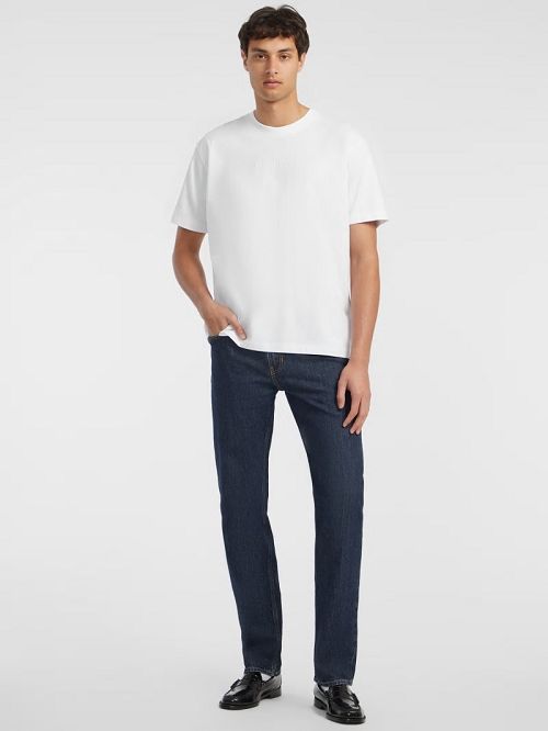 Guess Embroidered Logo Tee Wit | GUESS-SN30510