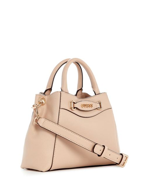 Guess Emera Mini Satchel Beige | GUESS-SN29269