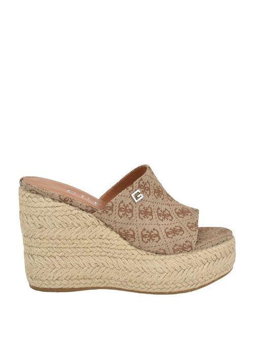 Guess Evba Espadrille Wedges Bruin | GUESS-SN29763