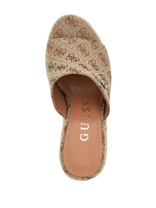 Guess Evba Espadrille Wedges Bruin | GUESS-SN29763