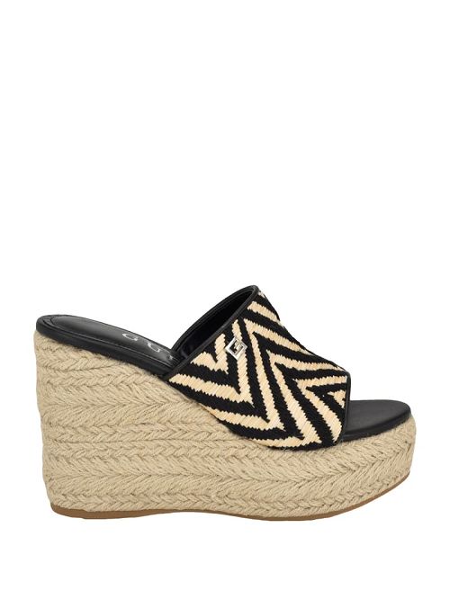 Guess Evba Espadrille Wedges Zwart | GUESS-SN29772