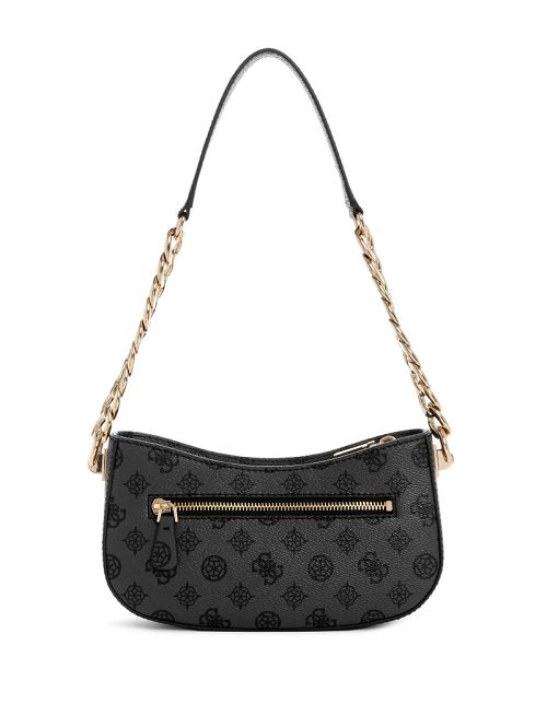 Guess Evelune Top-Zip Shoulder Bag Zwart | GUESS-SN29148