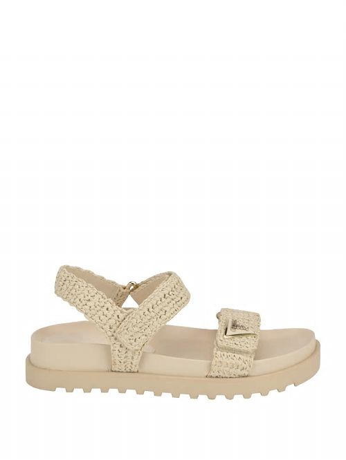 Guess Fabrica Woven Sandals Wit | GUESS-SN29731