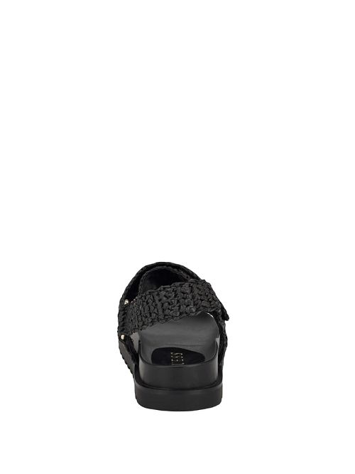 Guess Fabrica Woven Sandals Zwart | GUESS-SN29715