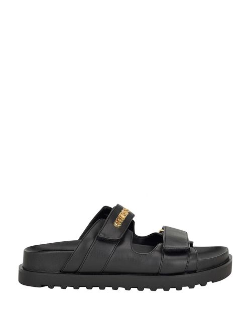 Guess Fabulon Two-Strap Slides Zwart | GUESS-SN29708