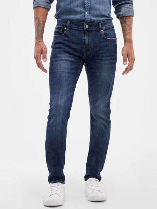 Guess Faded Skinny Jeans Blauw | GUESS-SN30449
