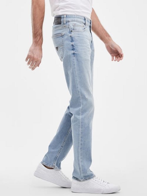 Guess Faded Tapered Jeans Blauw | GUESS-SN30366