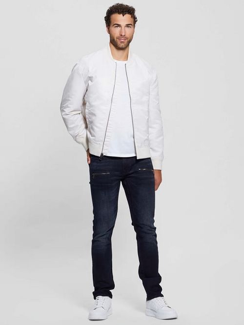 Guess Finnley Straight Denim Jeans Blauw | GUESS-SN30457