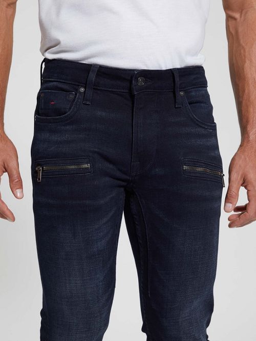 Guess Finnley Straight Denim Jeans Blauw | GUESS-SN30457