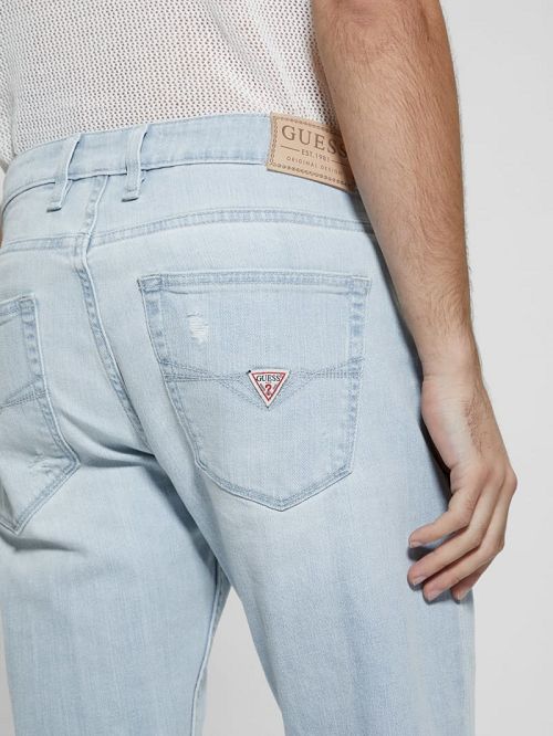 Guess Finnley Tapered Jeans Blauw | GUESS-SN30383