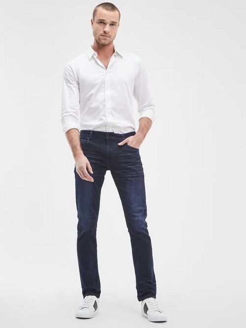 Guess Finnley Tapered Jeans Blauw | GUESS-SN30434