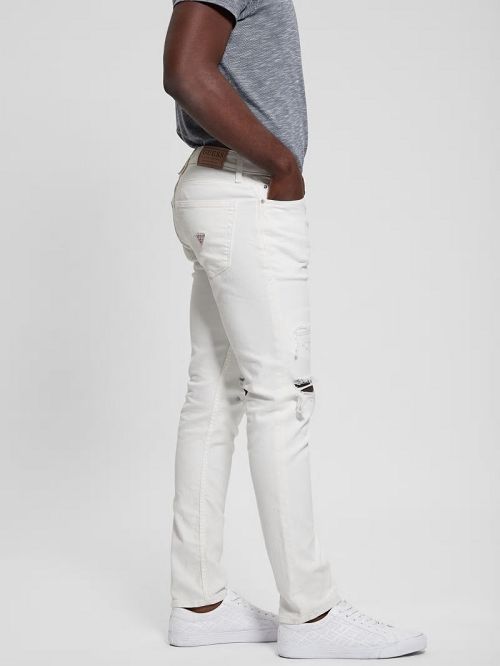 Guess Finnley Tapered Jeans Wit | GUESS-SN30411